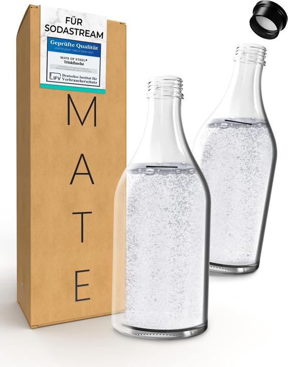 Mate of Steel Glas Flasche