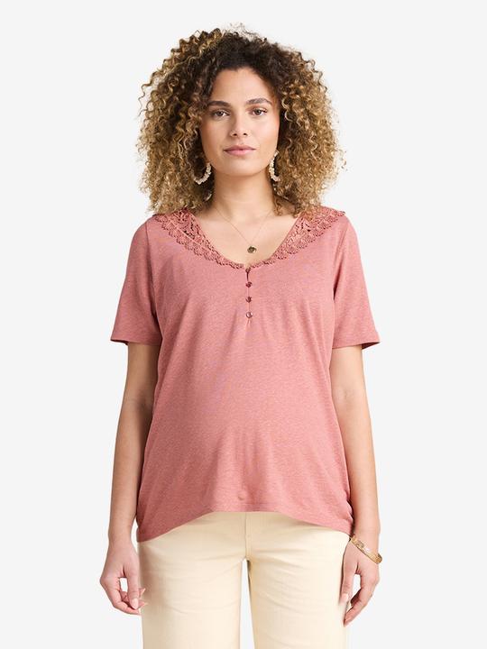 Produktbild Envie de Fraise Wendbares Umstandsshirt mit Makramee-Spitze (W32/L34)