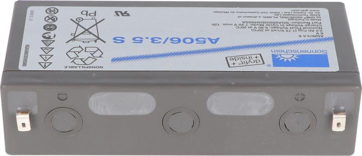Produktbild Tadiran Sonnenschein Dryfit A506/3.5 S Blei Akku, Anschluss 4,8mm (6 V, 3.50 Ah)