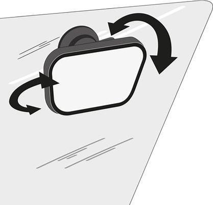 Actual product image Reer ParentsView car safety mirror