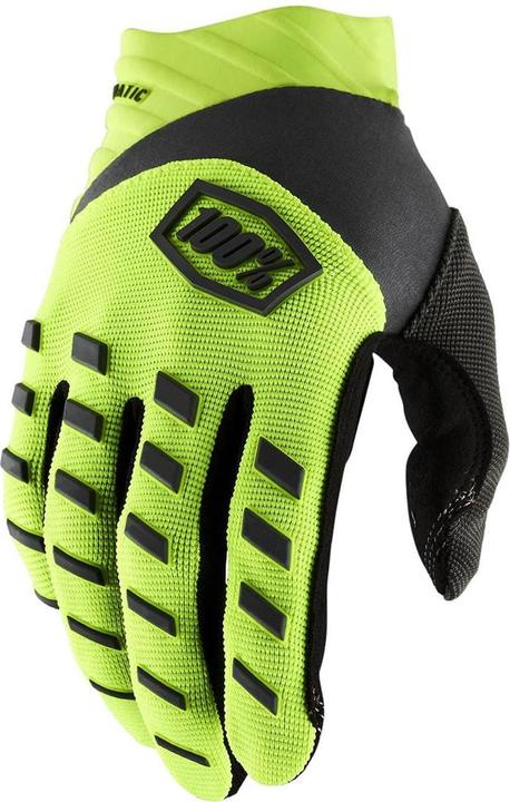 Actual product image 100% Airmatic gloves fluo yellow-black S (S)