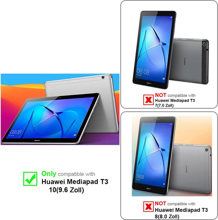 Actual product image Cadorabo Tablet Book Cover (MediaPad T3 10)