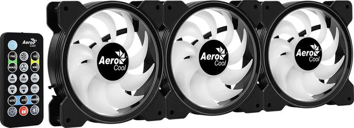 Actual product image AeroCool Saturn 12F ARGB Pro motherboard fan (120 mm, 3 x)