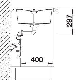 Produktbild Blanco METRA 45 S (78 cm, 50 cm)