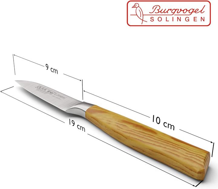 Produktbild Burgvogel Solingen Gemüsemesser 9cm, Oliva Line (9 cm)