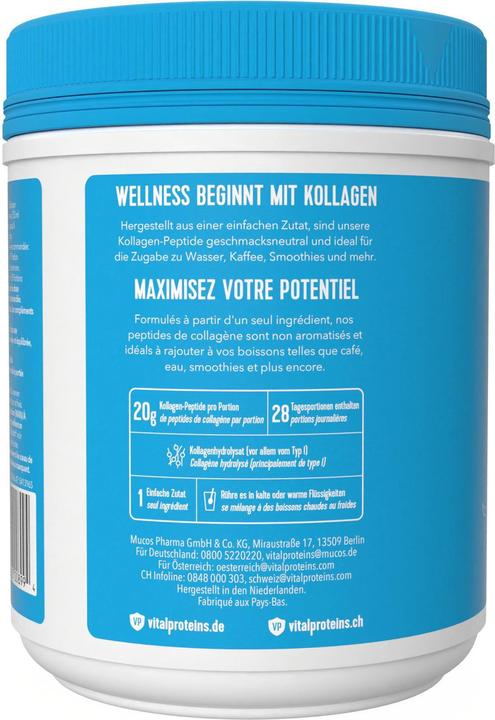 Immagine prodotto Vital Proteins Peptidi di Collagene (1 Pezzo/i, Polvere, 567 g)