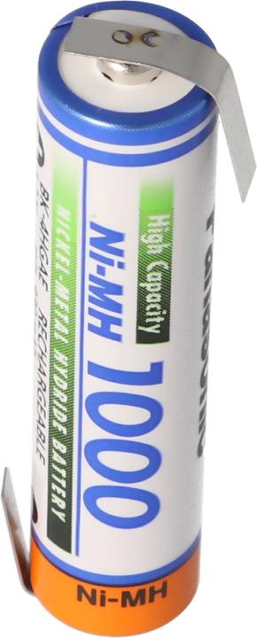 Produktbild Panasonic Akku BK-4HGAE Micro AAA HR-4U NiMH Akku mit Lötfahne Z-Form (AAA, 1000 mAh)
