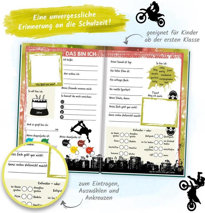 Actual product image Meine Schulfreunde 14x21 cm 80 Seiten mehrfarbig