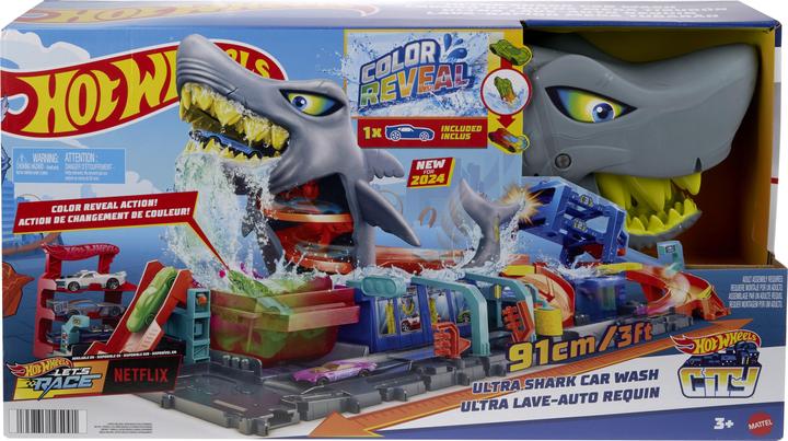 Produktbild Hot Wheels City Ultimative Hai Auto-Waschanlage