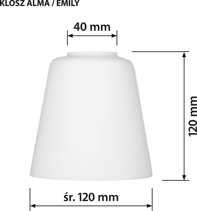 Produktbild Activejet Klosz do lampy EMILY