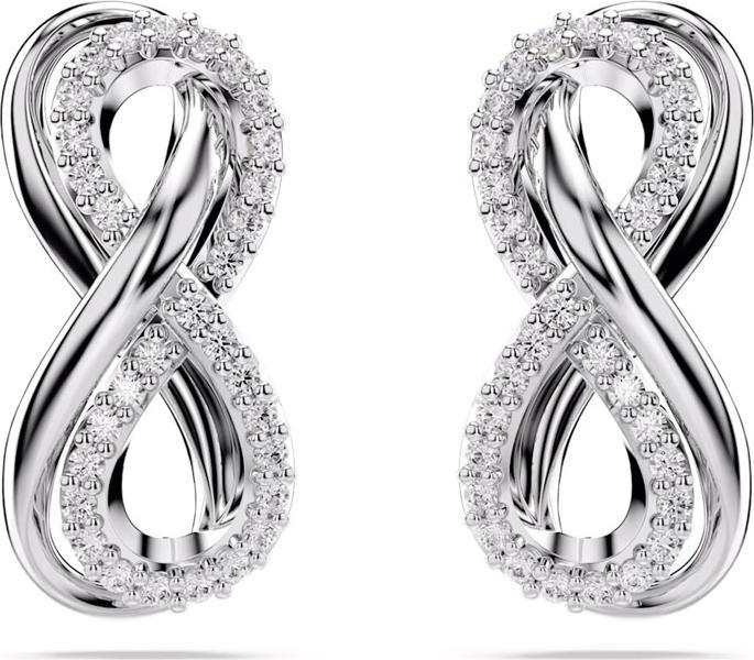 Swarovski Hyperbola Boucles d'oreilles Infini Blanc (Métal)