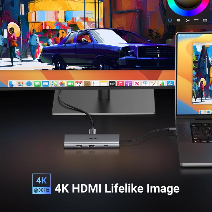 Produktbild Ugreen 7in1 (USB-C, 7 Ports)