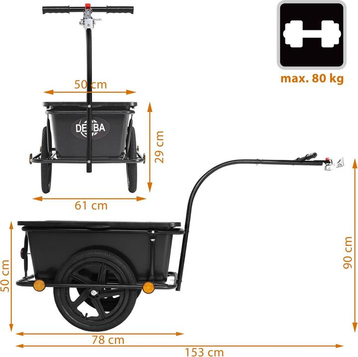 Produktbild Monzana Fahrradhänger