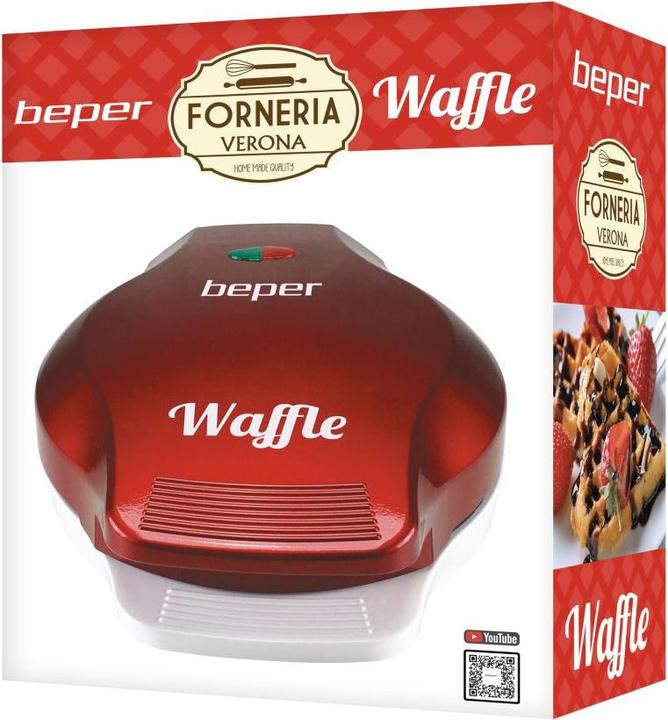 Actual product image Beper BT.603Y Waffle iron