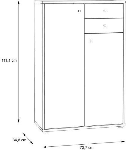 Produktbild Forte Hemmingen (74 x 35 x 111 cm)