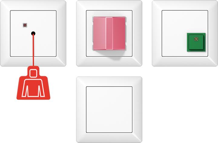 Actual product image JUNG Emergency set