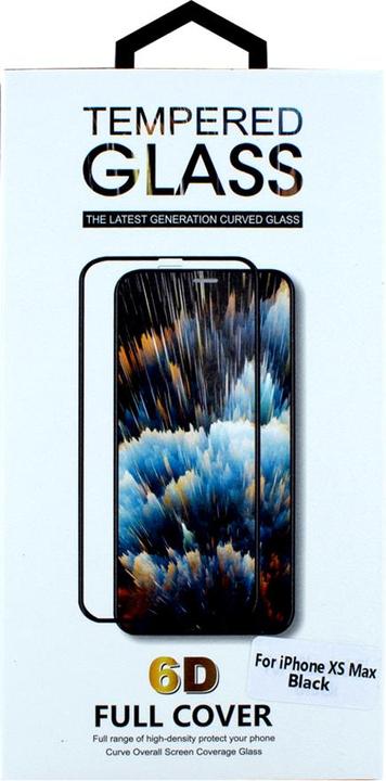 Produktbild cyoo Displayschutzglas Schwarz 6D -IPhone XS Max