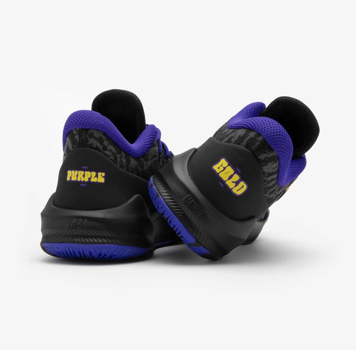Actual product image Tarmak Kids Basketball Shoes Low NBA Lakers - Fast 900 Low-1 black