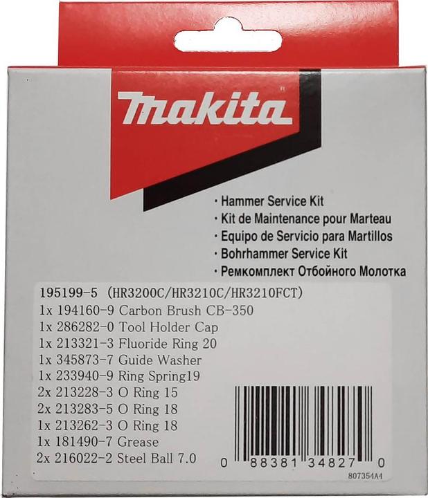 Actual product image Makita Service kit pour HR3200C / HR3210C-FCT
