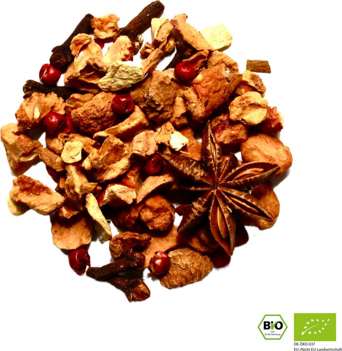 Actual product image Urban Tea Factory Romeo Must Chai - Spiced tea with cardamom & cloves - organic jar
