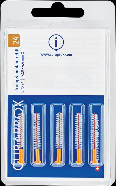 Image du produit Curaprox CPS 24 Brosse à implants orange 5 pces (5 x)