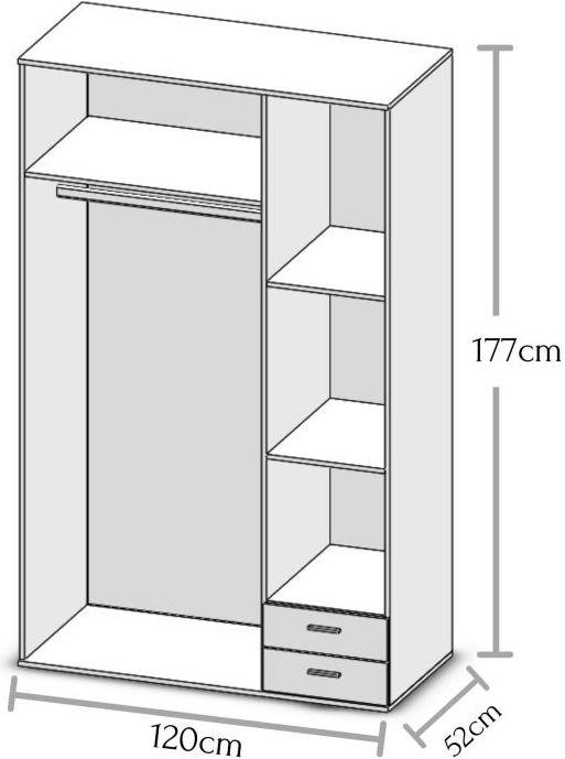 Actual product image Pol-Power Base (120 x 52 x 177 cm)