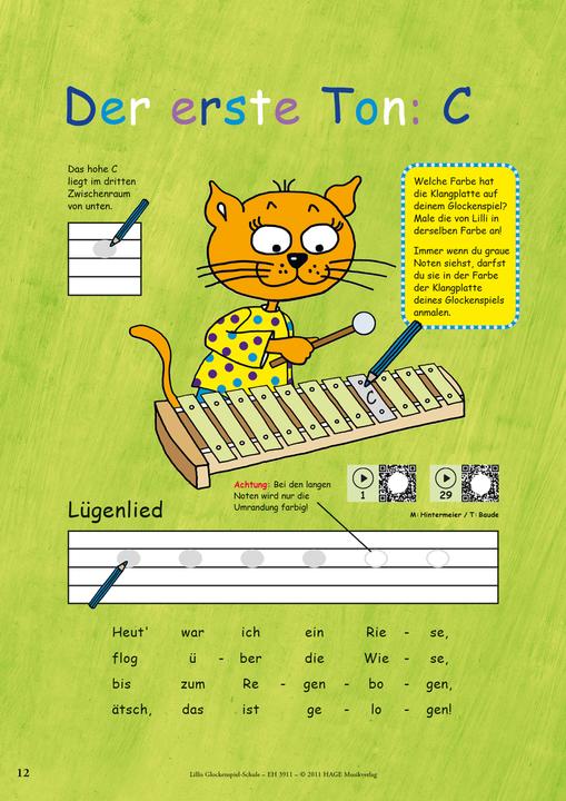 Produktbild Lillis Glockenspiel-Schule (Deutsch, Helmut Hage, Barbara Hintermeier, Birgit Baude, 2011)
