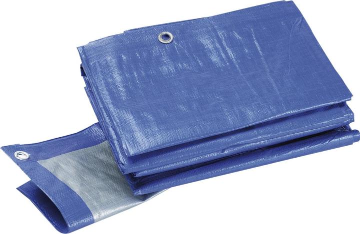 Actual product image Schuller Eh'klar SCHULLER industrial tarpaulin 180 gram blue 4 x 5 m with eyelets (4 x 5 m)