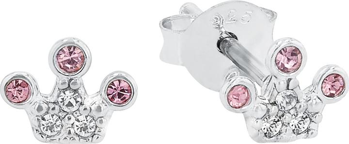 Produktbild Prinzessin Lillifee Ohrschmuck für Mädchen, 925 Sterling Silber, Glas | Krone (925er Silber)