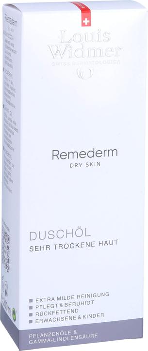 Actual product image Louis Widmer Remederm Shower Oil perfumed (200 ml)
