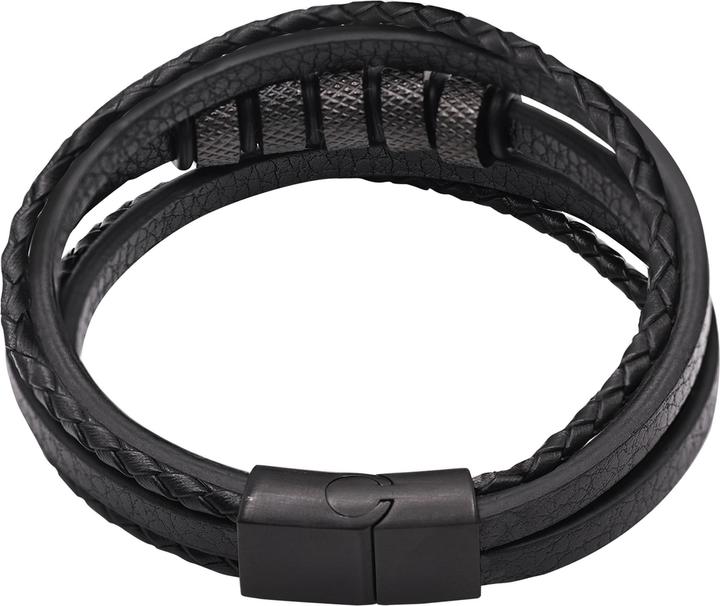Produktbild Heideman Lederarmband Casper (100% Leder, 100% Edelstahl)