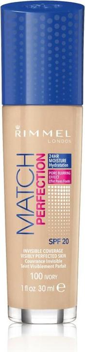 Image du produit Rimmel London Match Perfection SPF20 (100 Ivoire)