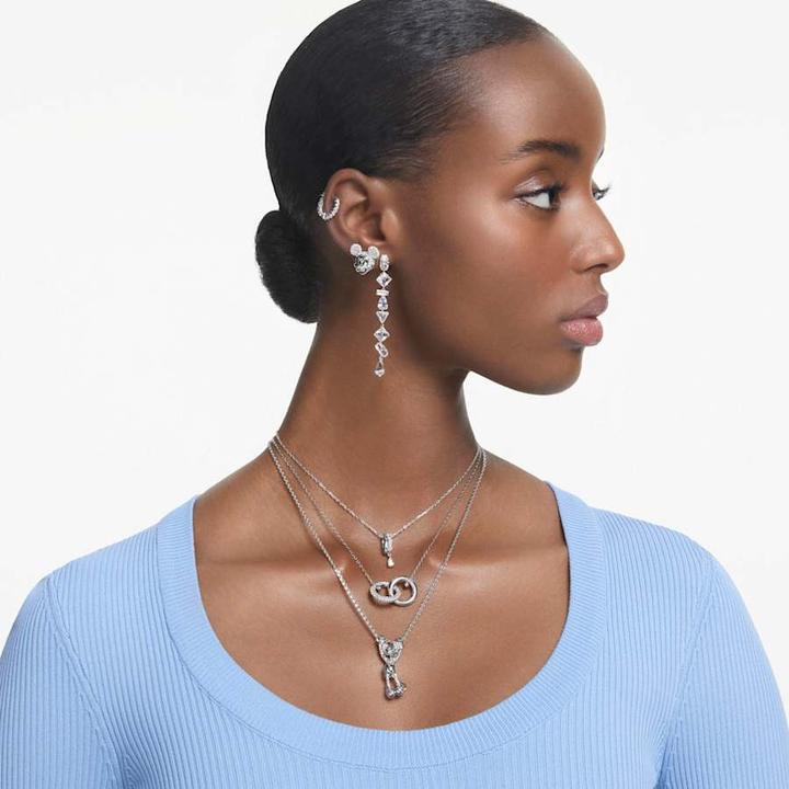 Image du produit Swarovski Mesmera Drop Boucles d'oreilles Différentes tailles Longue Blanc (Métal Swarovski)