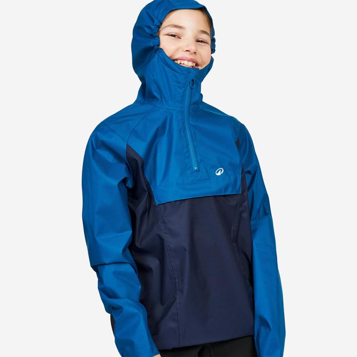 Actual product image Tribord Spray top sailing/kayak kids windproof - Sailing 100 blue/navy blue