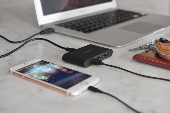 Immagine prodotto Sitecom CN 080 Hub da viaggio USB 2.0 (USB-A, 4 Porti)