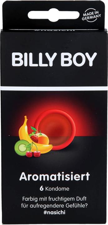 Produktbild Billyboy Billy Boy «Aromatisiert» 6 fruchtige Kondome für leckeren Oralverkehr (6 Stk.)