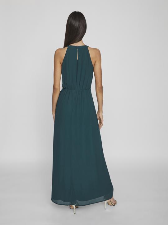 Actual product image Vila Pleated Halterneck Maxi Dress (38)