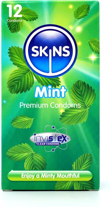 Produktbild Skins Mint» 12 Kondome mit feinem Minzaroma - ohne Latexgeruch (12 Stk.)