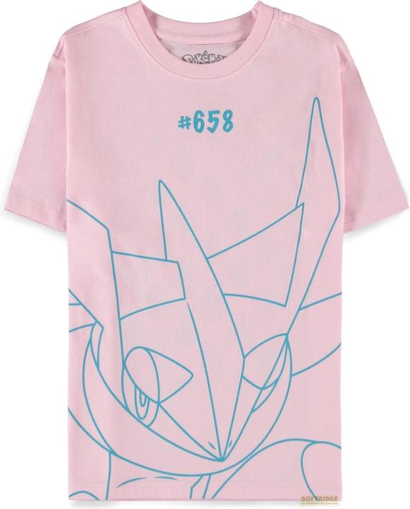 Difuzed Pokémon - Greninja - Damen Frauen Mädchen Kurzarm T-Shirt (XXL)