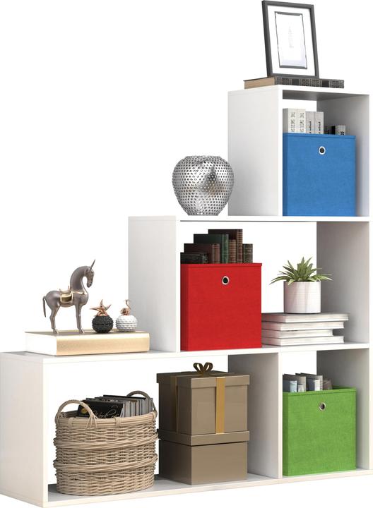 Actual product image VCM Wooden Shelf Room Divider Books Dubila M (117 x 29 x 123 cm)