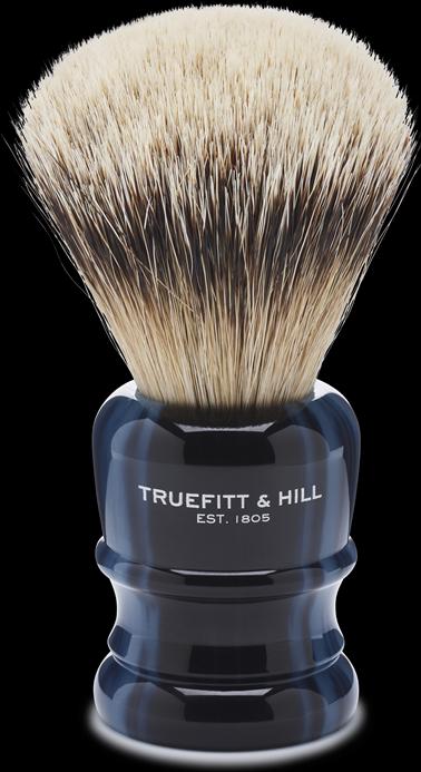 Image du produit Truefitt & Hill Blaireau à pointe argentée Wellington Faux Blue Opal (Blaireau)