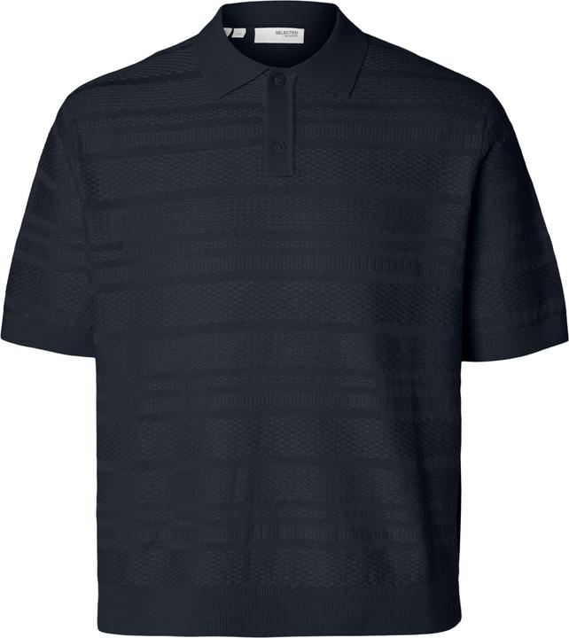 Selected Homme Textured Polohemd aus Strick