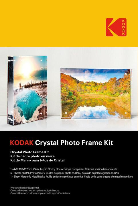 Actual product image Kodak Crystal Photo Frame Kit 5 Sheets (180 g/m², 1 x)