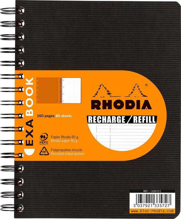 Produktbild Rhodia Exabook (A5+, Liniert, Weicher Einband)