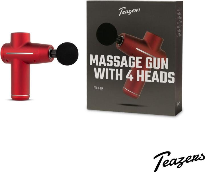 Actual product image Teazers Massage Gun - Red