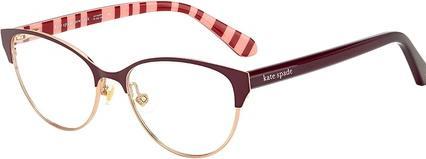 Kate Spade Emelyn Sonnenbrille 52 Burgundy