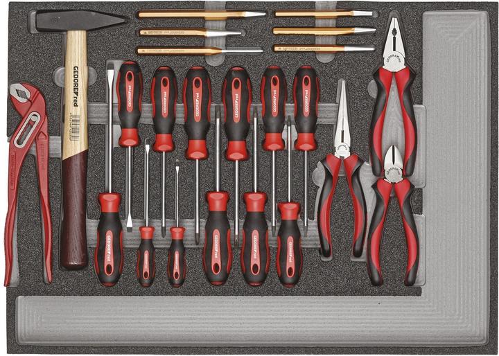 Immagine prodotto Gedore Red rosso R22350005 Set di utensili BASIS-tool 1/1 CT modulo 23 pezzi