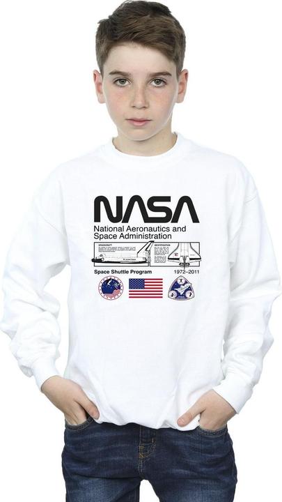 Actual product image Nasa Boys Space Admin Sweatshirt (140, 146)