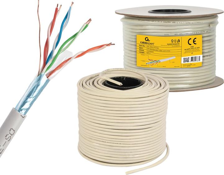 Produktbild Gembird FPC-5004E-SO/100C Netzwerkkabel F/UTP (FTP) (F/UTP, CAT5e, 100 m)