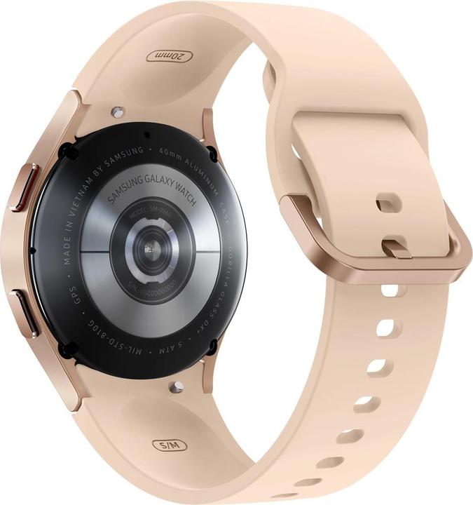 Productafbeelding Samsung Galaxy Watch4 40m 4g Goud - Aluminium Armband Siliconen Os Google Elect (40.40 mm, 4G)